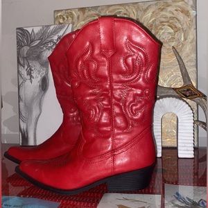 Red Cowboy Boots!